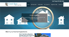 Desktop Screenshot of canalporthomeinspections.com